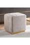 Baclone Dressing Stool Upholstered- Beige
