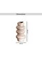 Koe Ceramic Stacked Decor Vase 13.8x13.8x26.4cm - Beige - 6