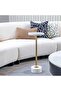 Colten Accent Table Marble - White Gold - 4