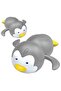 Penguin Toy Swimming in Wind-Up Automatic Bath Tub Pool Sea - Gray - 6