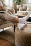 6 Pack White Women's Bamboo Seamless Flexible Bootie Socks - Premium - 3