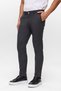 Siyah Slim Armürlü Pantolon - 3