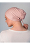 Lycra Comfortable Practical Anti-Sweat Seamless Hijab Bonnet Ready-To-Wear Bonnet - Powder - 4