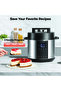Smart Pot 3, 1500 Watts Electric Pressure Cooker, Rice Cooker, Steamer, Yogurt Maker, 8L, Silver - 5