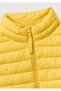 Men's Yellow Polyester Padded Regular Fit Vest - 3