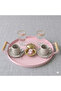 Tray with Wooden Handles Metal Tea Tray Coffee Tray Presentation Breakfast Tray 30 cm