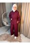 Dark red tracksuit