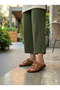 Terra Tan Suede Genuine Leather Pin-On Casual Slippers