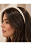D’Arya Handmade Bridal Hair Crown with Pearl Stones – Nikah Wedding Engagement Bridal Pearl Headband Dd226 - 2
