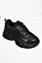S973602404 Black Fabric Thick Sole Sneakers Sneakers - 7