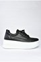 P274117509 Black High-Sole Women's Sports Shoes Sneakers - 5