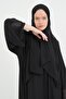 عباية نسائية من الشيفون مع شال - مقاس قياسي وأطوال مختلفة - 3