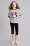100% Cotton Disney Mickey & Minnie T-Shirt for Girls G8182A826Sm - 2