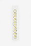 Set of 10 Girls' Hair Earrings with White Daisy Figures - 2