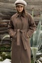 Reglan Sleeve Basic Coat Brown - 3