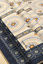 Navy Blue Velvet Rug Prayer Rug - 2
