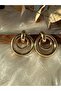 3-Piece Round Oyster Model Steel Earrings - 2