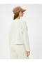 V-Neck Sweater with Stripe Detail - 4
