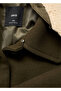 Wool Blend Detachable Collar Jacket - 5