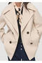 Wool Blend Double-Breasted Overcoat - 8