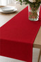 Red Decorative Table Runner 40X110 cm |   Stain-Resistant and Liquid-Repellent Stylish Salon Dining Table Cover - 2