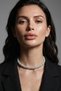 Accessories Crystal Stone 25+10 cm Choker Sparkling Stylish Women's Round Tube Choker Necklace - 2