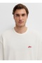 M0613503 Logo Embroidered T-Shirt Men's T-Shirt White - 6
