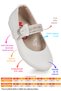 Cerry Skin Velcro Girls' Stone Ballerina Shoes - 2
