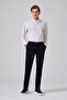 Men's Black Cotton Trend Slim Fit Chino Trousers - 3