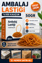 Packaging Rubber 100% Rubber 50 Gr Box Durable and Flexible Packaging