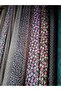 Women's Patterned Baggy Trousers with Pockets and Elastic Waist - 4
