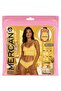 Women's Lace Detailed Yellow Crop Top and Bottom Set (Tank Top + Slip)
