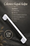 Furniture Bathroom Kitchen Cabinet Drawer Cabinet Door Handle Handle 128 mm Metal Handle White