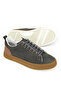 , Men's Genuine Leather Casual Sneaker 161983Z8702 Gray - 6