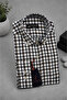 Urban Classic Brown Plaid Long Sleeve Cotton Pocket Comfortable Fit Premium Men's Shirt