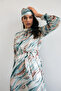 Aura Patterned Dress - Mint - 3