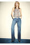 Low-waisted flare jeans - 2