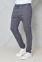 Men's Gray Jogger Pants – Relaxed Fit, Lace-Up, Transitional Casual Use - 3