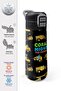 Kids Black and Yellow Construction Machine Patterned Steel Thermos with Straw and Direct Drinking Feature 500 ml 31920 - 2