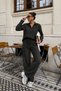 Smoked Long Sleeve 100% Cotton Muslim Shirt Set Sh365 - 4