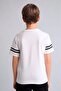 100% Cotton Beşiktaş New Regular Fit Crew Neck Short Sleeve White T-Shirt Boys H8321A826Hs - 8