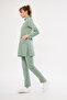Hijab Green Lycra Women's Medical Uniform Doctor and Nurse Uniform Surgical Set - 5