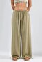 Busem Rubber Waist Detailed Lace-Up Trousers