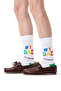 جوارب Happy Socks للرجال من القطن الأبيض المنقوش P004997 - 2
