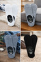 Bamboo Babet Men's 12 Pairs Seamless Socks with Non-Slip Silicone Heel