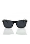 Shiny Black Polarized Men's Sunglasses with Metal Handle - 2