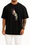 Oversize American Pekin Duck Mallard Bird,  Chest Design Unisex T-Shirt