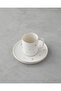 Talisman Star Bone Porcelain 4-Piece 2-Person Coffee Cup Set 90 ml Gold - 3
