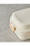 Yummy Food Plastic Lunch Box Cream - 4