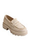Zri̇n-759 Premium Beige Suede Orthopedic High-Sole Loafer - 3